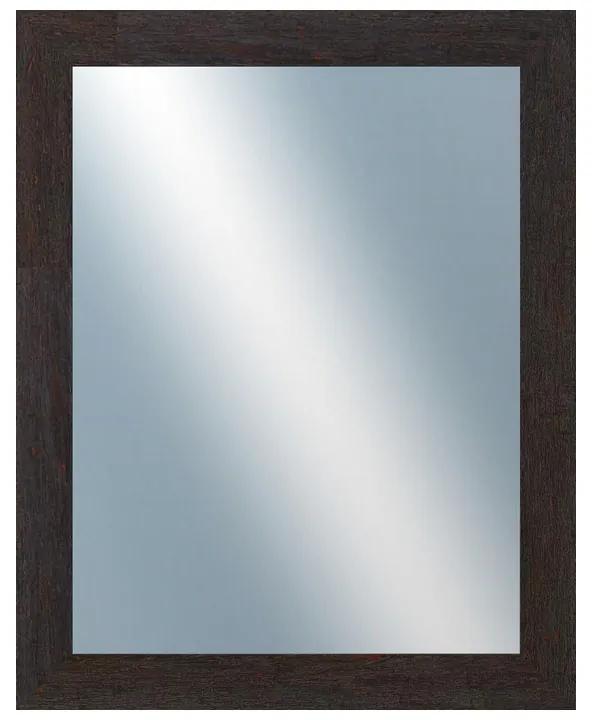DANTIK - Zrkadlo v rámu, rozmer s rámom 40x50 cm z lišty RETRO čierna (2528)