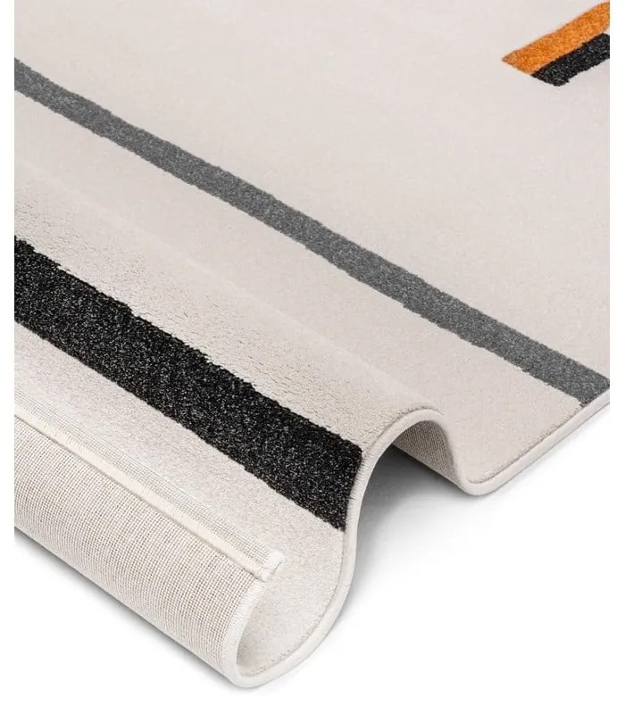 Oranžový/krémovobiely koberec 160x230 cm Linea – Universal