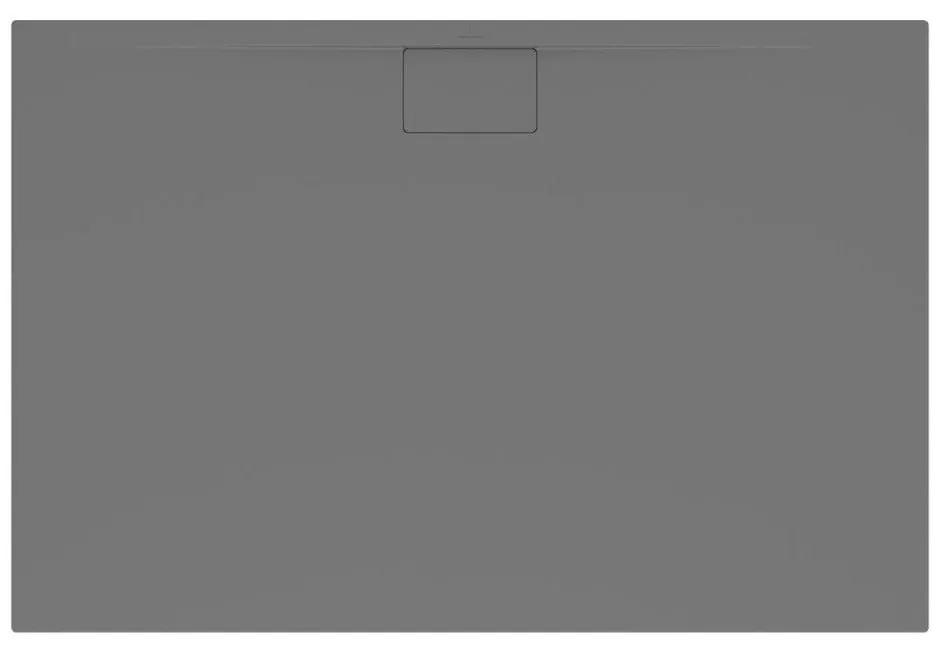 VILLEROY &amp; BOCH Architectura MetalRim obdĺžniková sprchová vanička akrylátová, štandardný model, protišmyk (B), 1200 x 900 x 48 mm, Anthracite, UDA1290ARA248V-1S