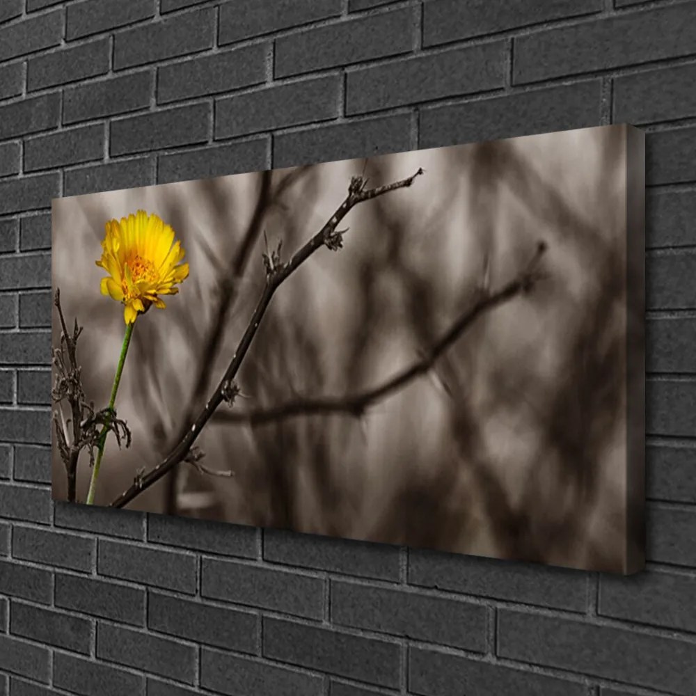Obraz na plátne Vetva kvet 140x70 cm