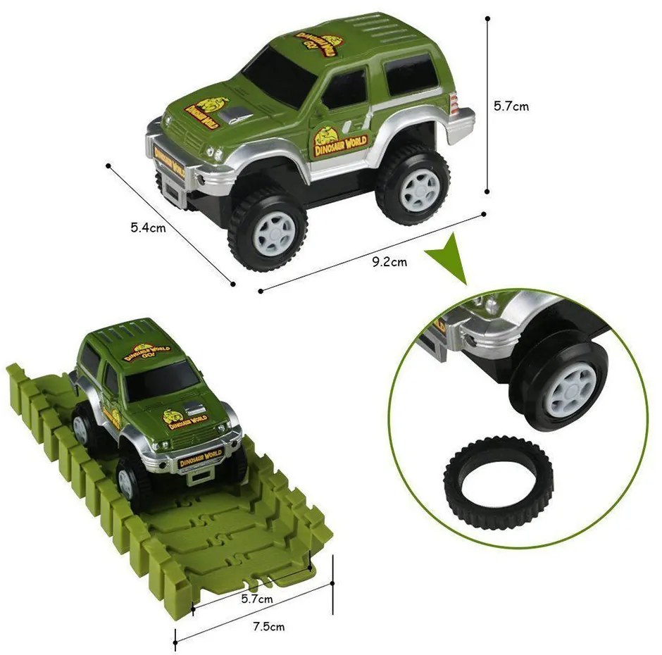 DAALO dinosaurie autodráha
