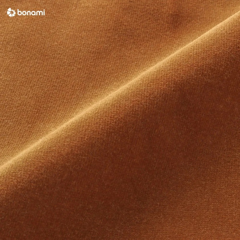 Hnedé zamatové kreslo Dutchbone Madison