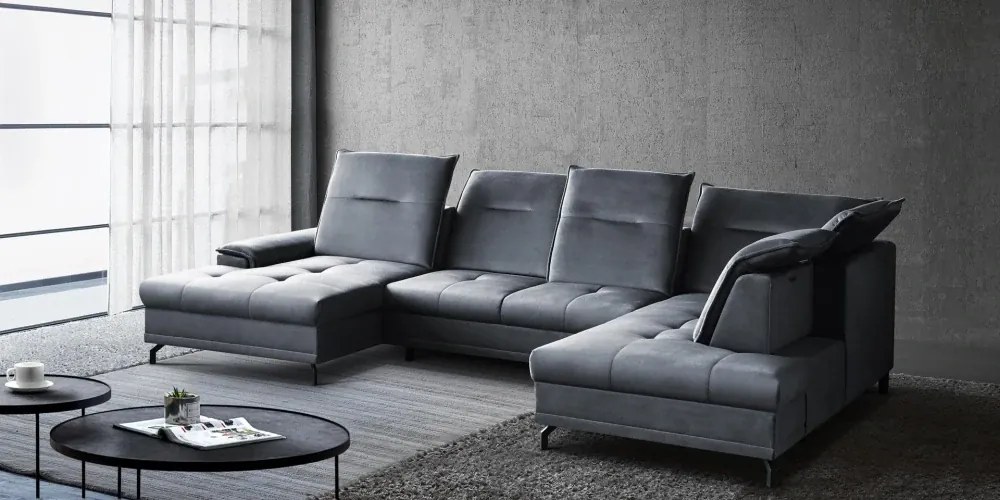 Sedacia súprava BRUNO v tvare U