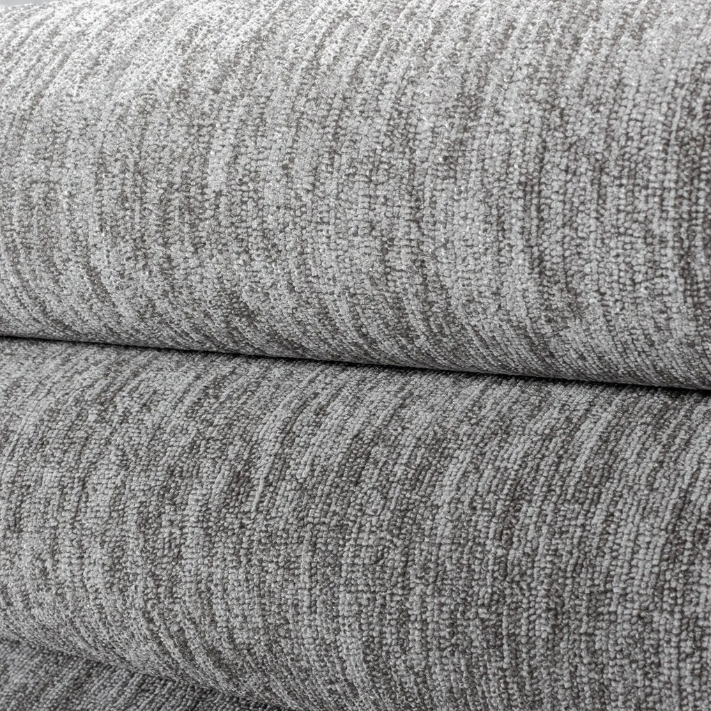 Ayyildiz, Kusový koberec Nizza 1800 lightgrey, 240x340, šedá, chodba / predsieň