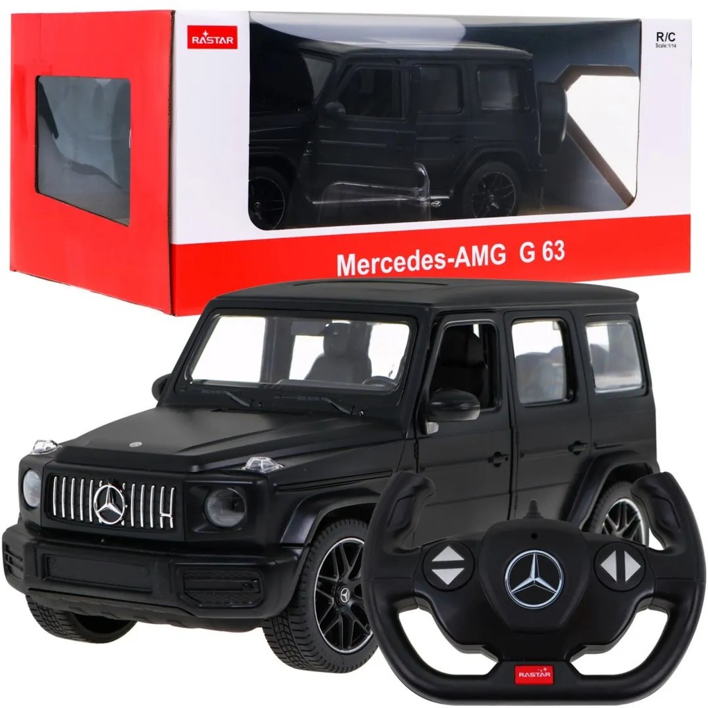 Auto na diaľkové ovládanie Mercedes-AMG G63 RASTAR model 1:14 čierne