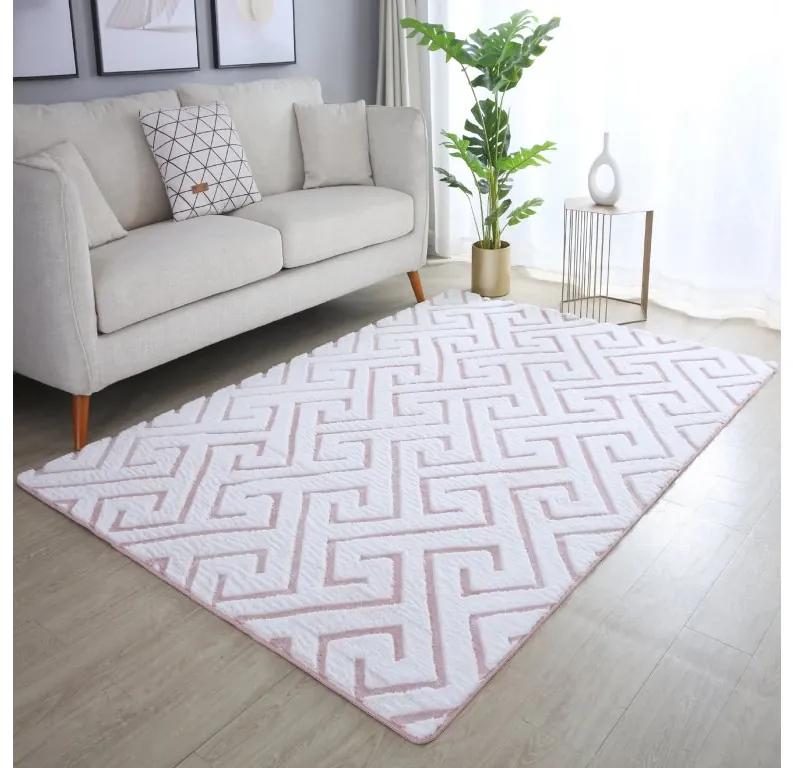 Ayyildiz Kusový koberec VISION 5121, Ružová Rozmer koberca: 120 x 170 cm