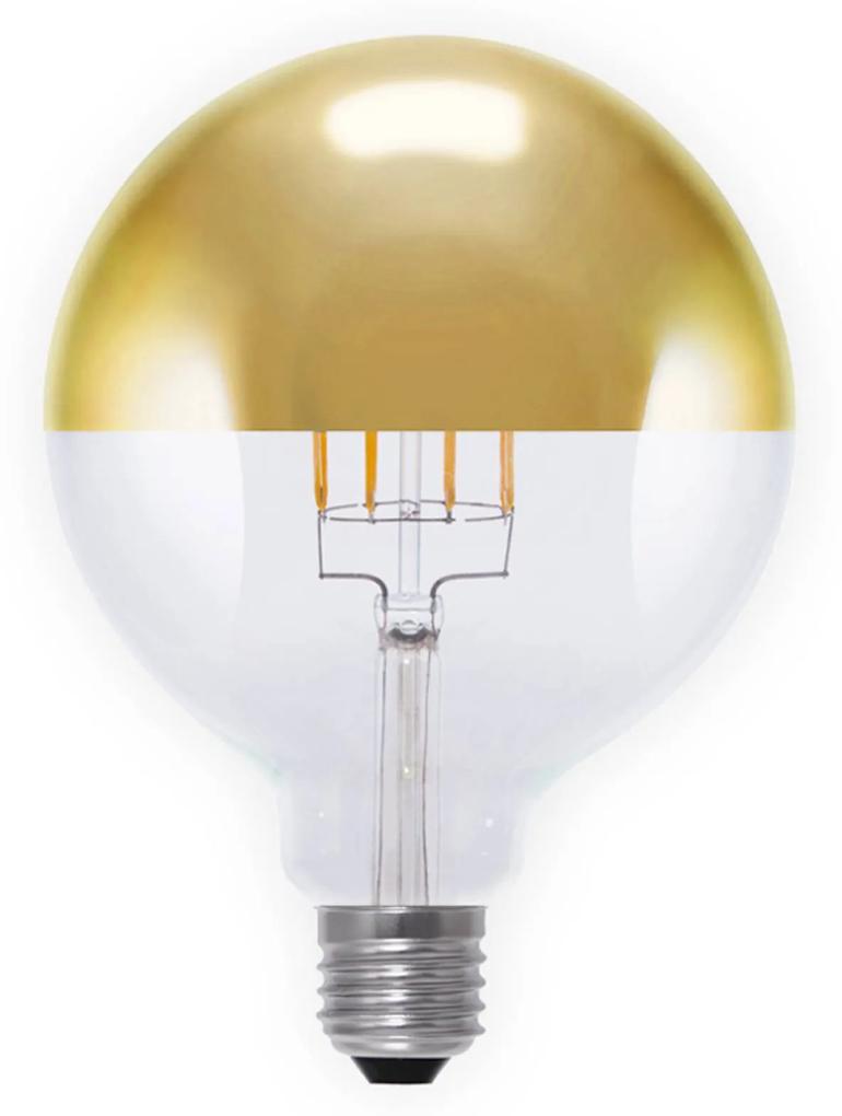 Zrkadlová LED žiarovka E27 7 W zlatá