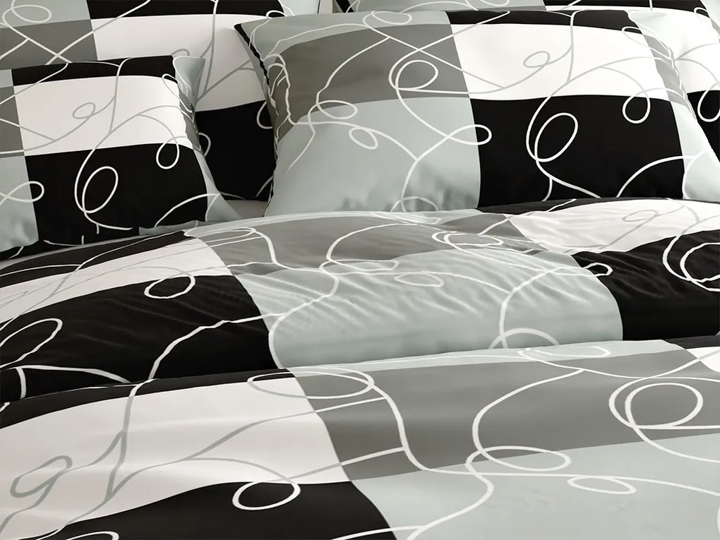 Bavlnené obliečky KASPARO BLEND sivé hotelová kapsa Rozmer obliečky: 70 x 90 cm | 140 x 200 cm