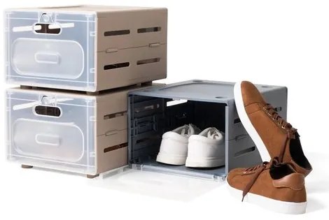 Flex modulárny organizér na obuv Brown 30 x 36 x 22 cm