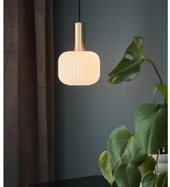 Markslöjd 108123 - Luster na lanku SOBER 1xE14/40W/230V mosadz