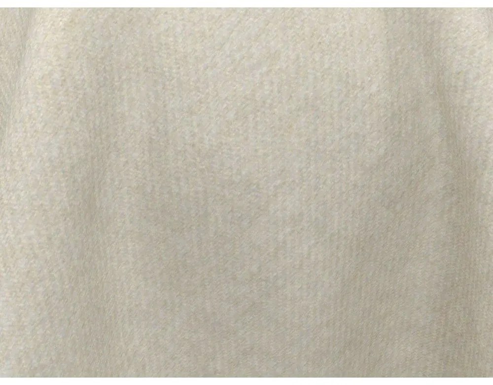 Krémovobiele čalúnené jedálenské kreslo Uala – Makamii