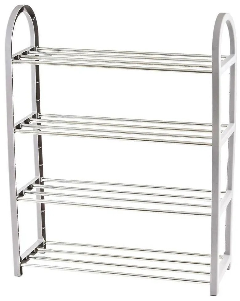 Regál na topánky Simplicity 4 police 65 cm sivý