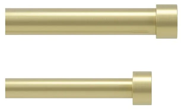 Oceľová roztiahnuteľná dvojitá garniža 91 - 168 cm Cappa - Umbra