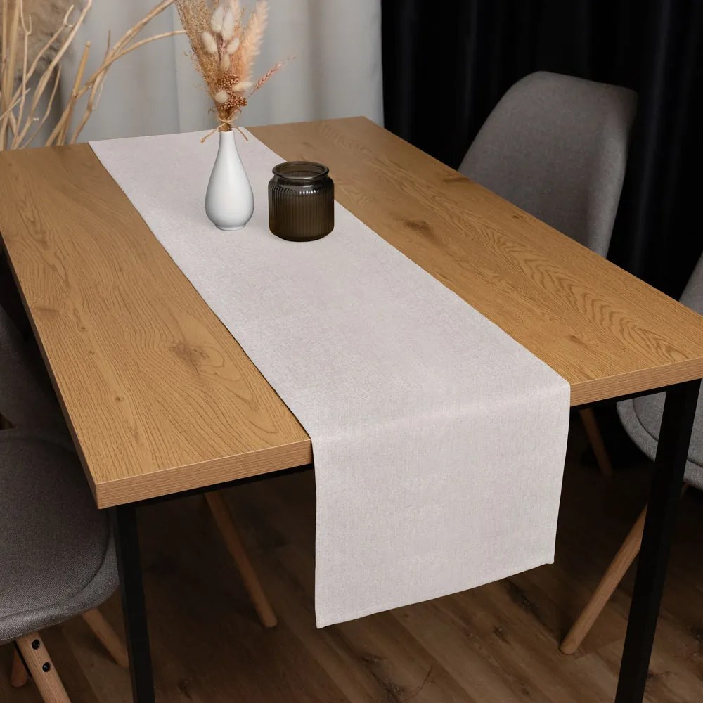 Biante Dekoračný behúň na stôl BKW-205 Režné žíhanie 35x160 cm