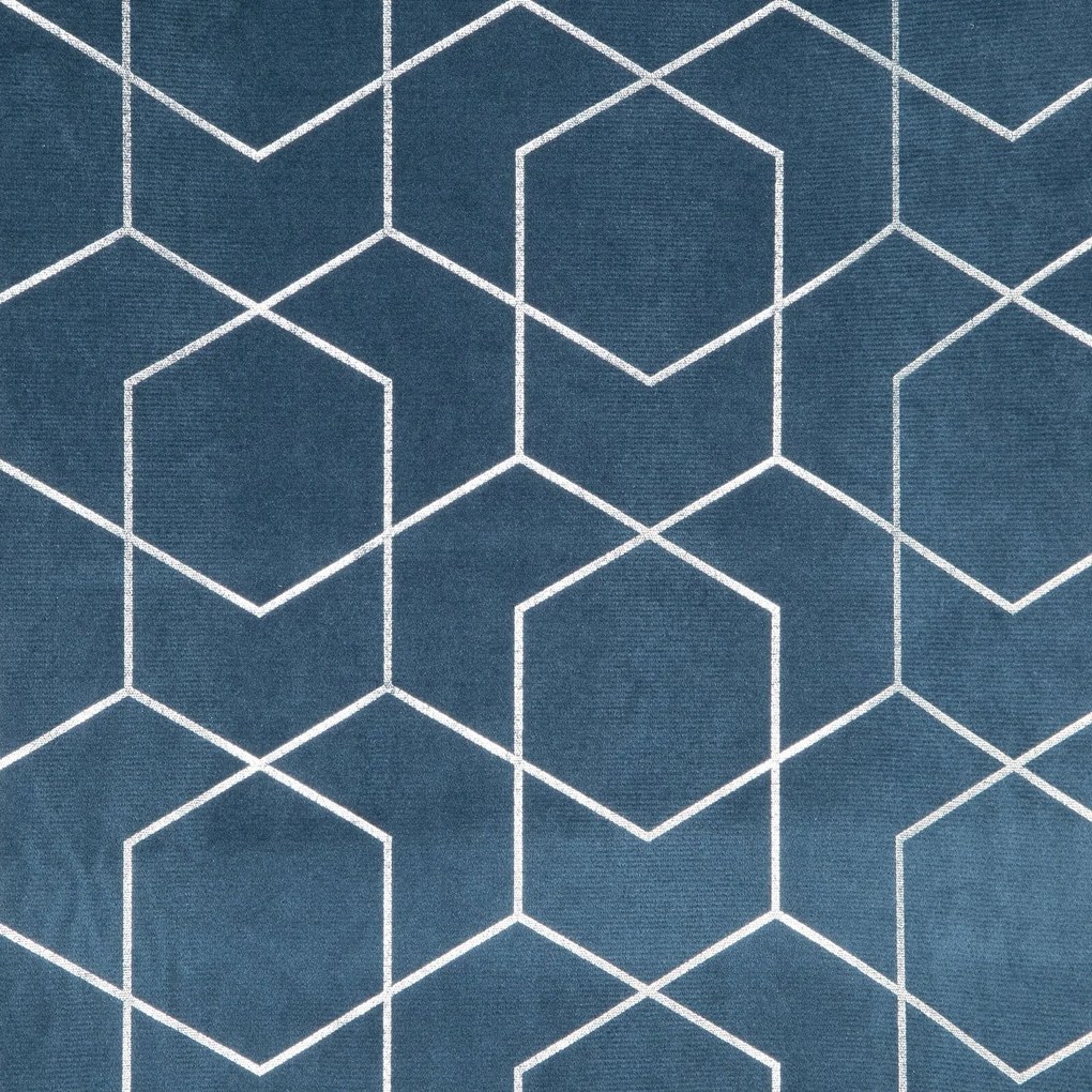 ZATEMŇOVACÍ ZÁVES NA KRÚŽKOCH MANDI 135X250 CM MODRÁ