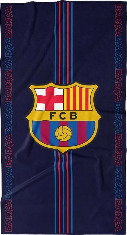 TipTrade Bavlnená froté osuška 70x140 cm - Barcelona Racing