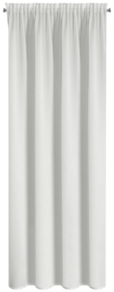 ZÁCLONA NA PÁSKE ROSSI 135X270 CM BIELA