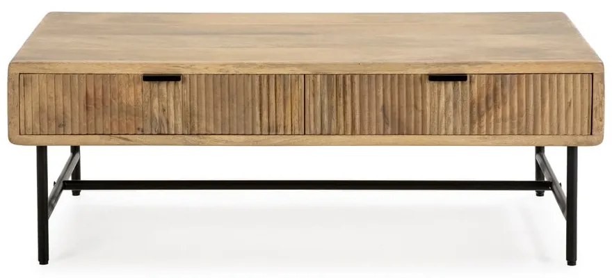 Konferenčný stolík z mangového dreva v prírodnej farbe 60x120 cm Mundra – MOME