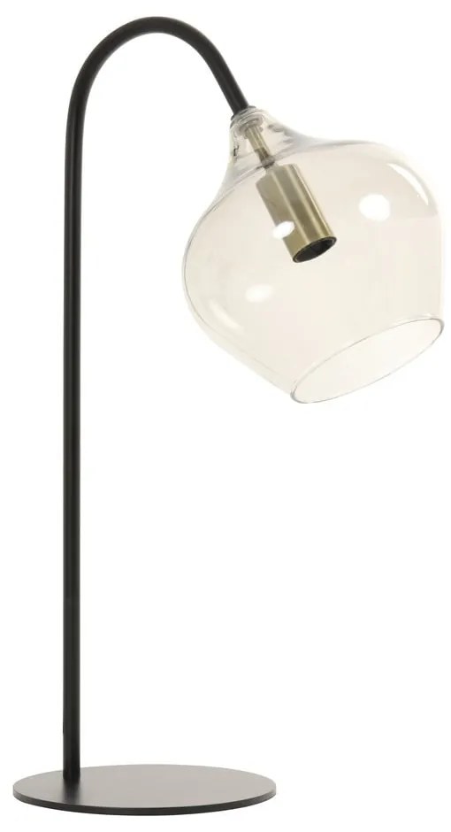Čierna stolová lampa (výška 50,5 cm) Rakel - Light &amp; Living