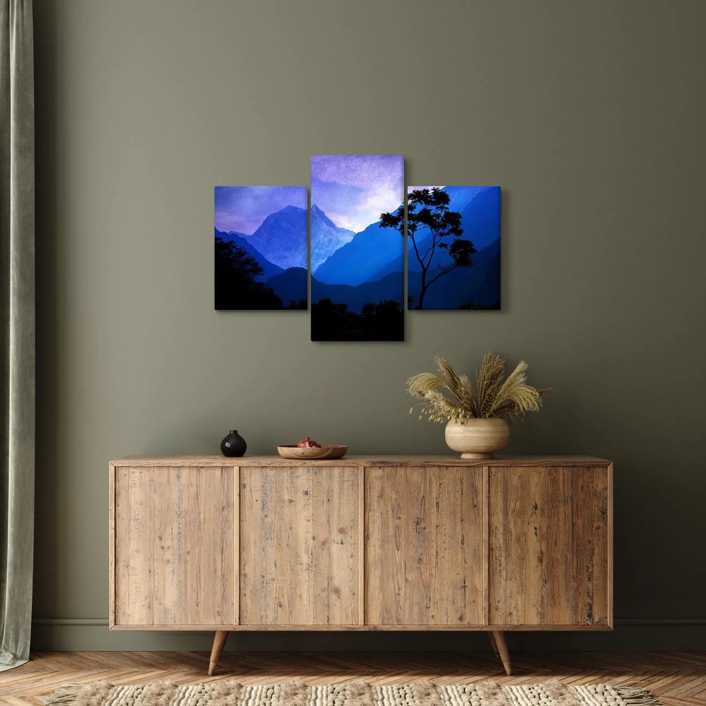 Obraz - Nočné nebo v Nepále (90x60 cm)