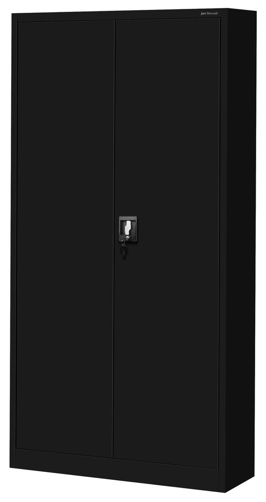 Skriňa na náradie DAREK, 920 x 1850 x 500 mm, All Black: čierna
