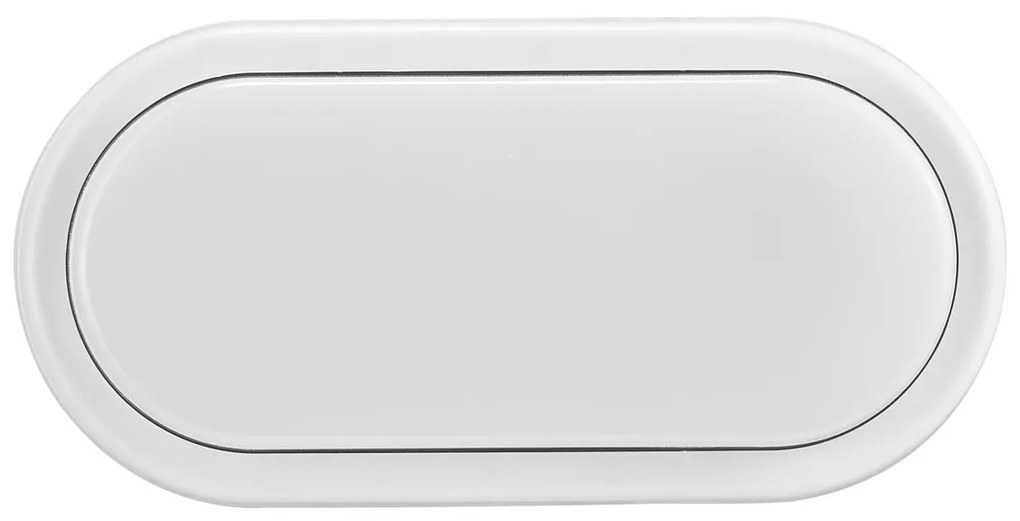 NORDLUX LED nástenné garážové svetlo CUBA, 14 W, teplá biela, oválne, biele
