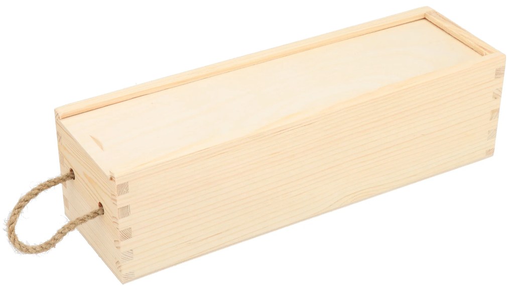 ČistéDřevo Drevená truhlica na víno II