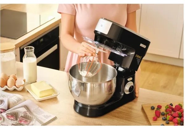 Sencor - Kuchynský robot s nerezovou miskou 1000W/230V čierny