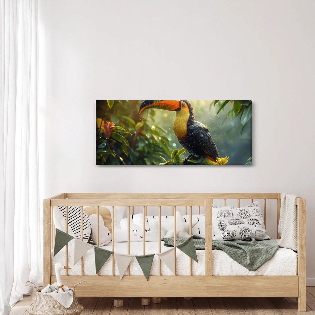 Obraz - Tukan (120x50 cm)