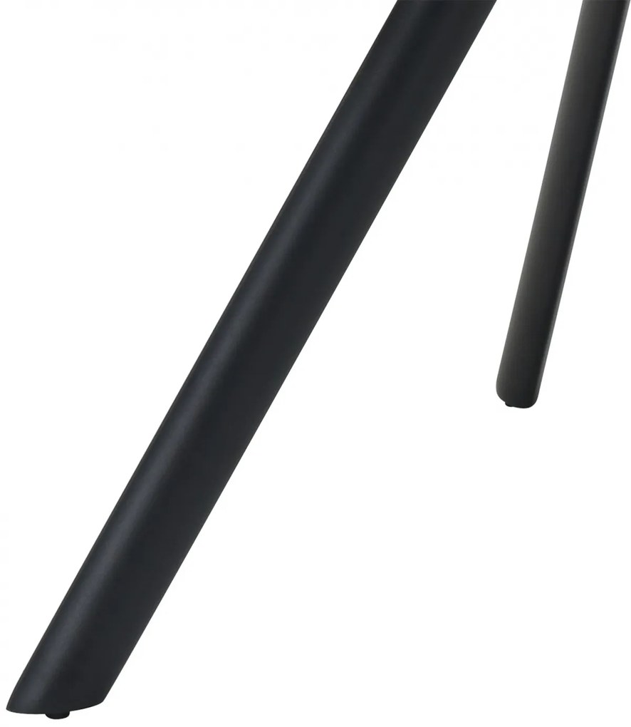 Jedálenská stolička Scott - látka - Tmavo sivá