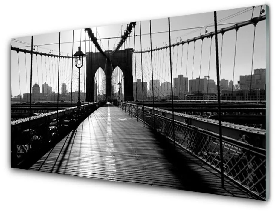 Obraz na akrylátovom skle Most architektúra 140x70cm