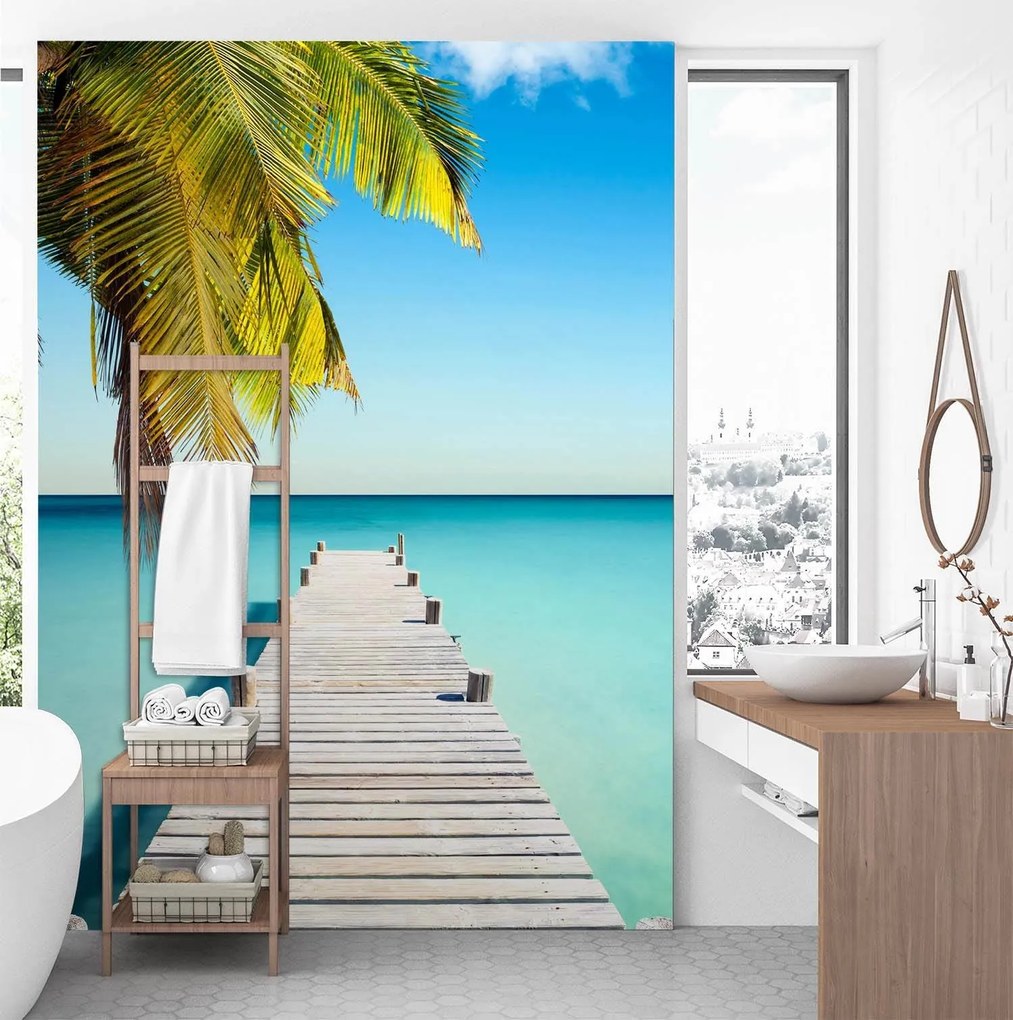 Gario Fototapeta Most v tropickom oceáne Materiál: Vliesová, Rozmery: 200 x 280 cm