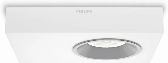 Philips 31211/31/16 Stropné bodové LED svietidlo Quine 4,5W 500lm 2700K, biela