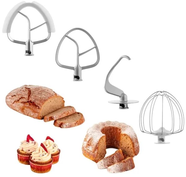 Sencor kuchynský robot 1700W s nerezovou miskou, matný chróm