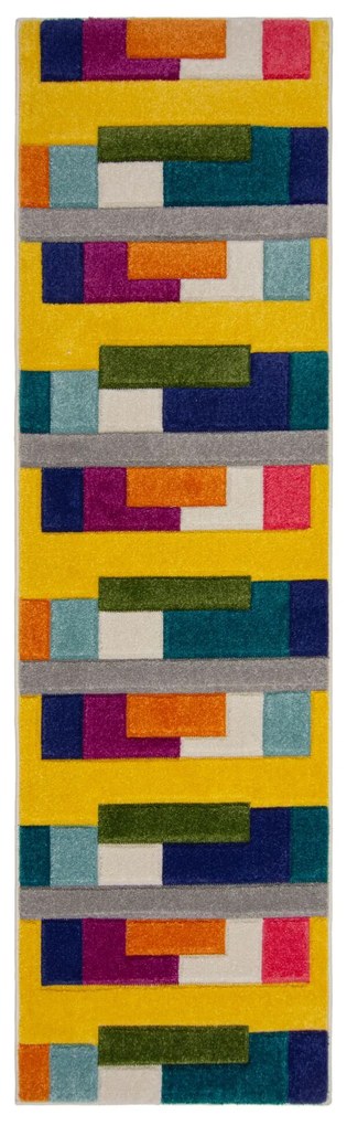 Behúň Spectrum Mambo Multi, 66x230, viacfarebná, chodba / predsieň, Flair Rugs