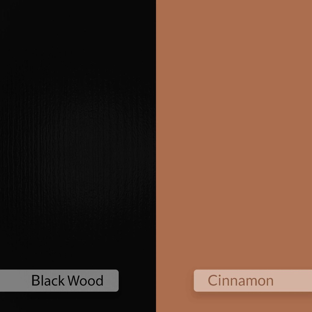 Knižnica Houseland Vale Mini čierna/škoricovo hnedá