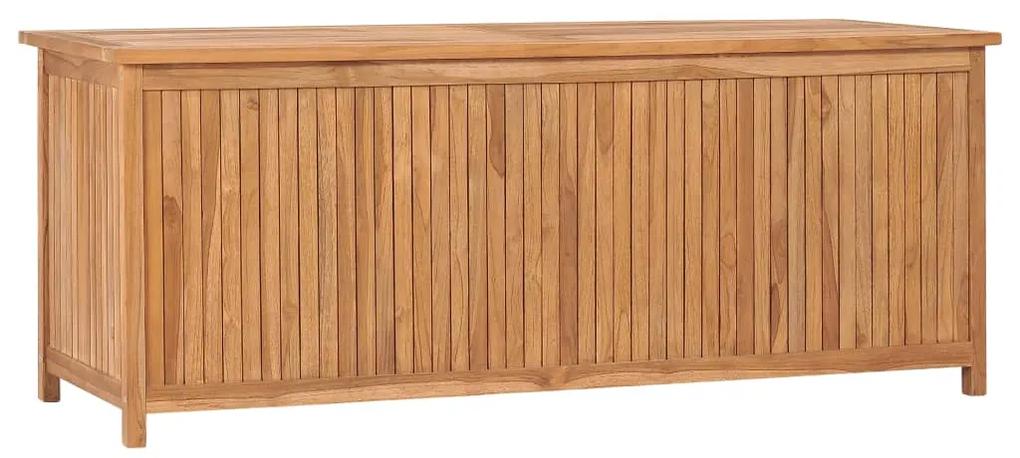 Záhradný úložný box 150x50x58 cm masívne teakové drevo 315382