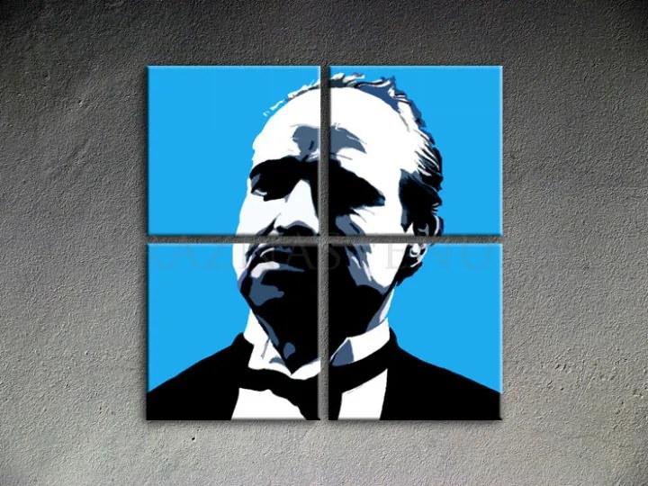 Ručne maľovaný POP Art obraz Marlon Brando | rôzne rozmery