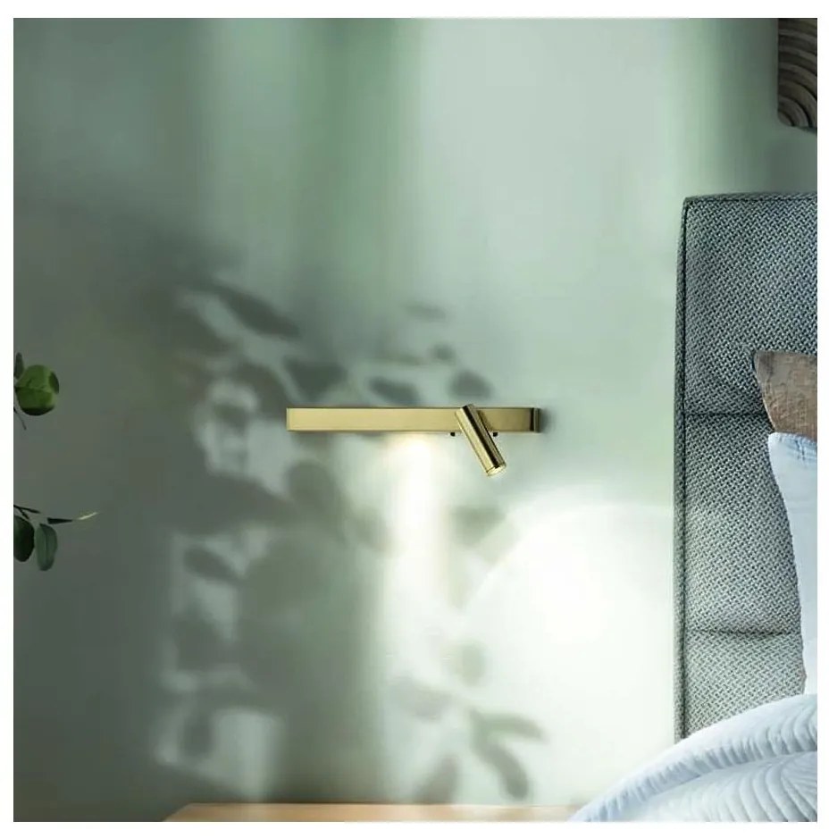 Ideal Lux - LED Nástenné svietidlo BONNE 2xLED/6,5W/230V CRI 90 zlatá