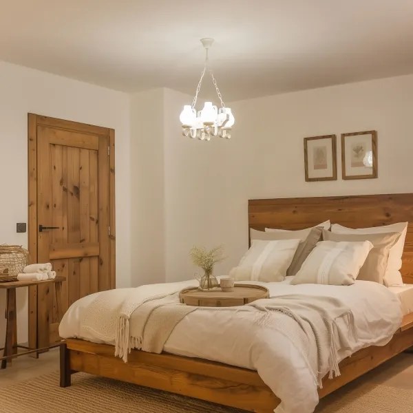 Brilagi - Luster na reťazi QUEEN 4xE14/40W/230V buk/krémová