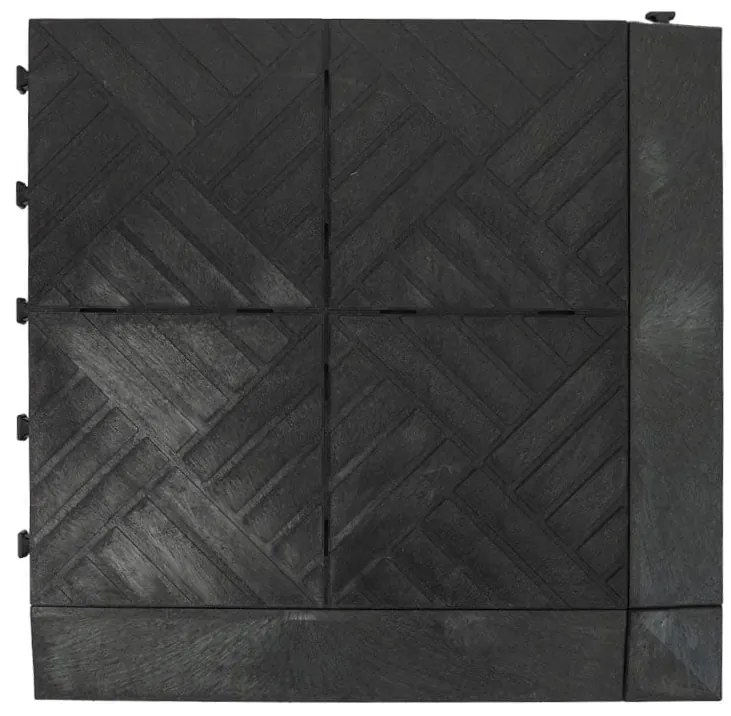 Multy Home Gumová dlaždica EXTREME SOLID 45 x 45 cm, čierna