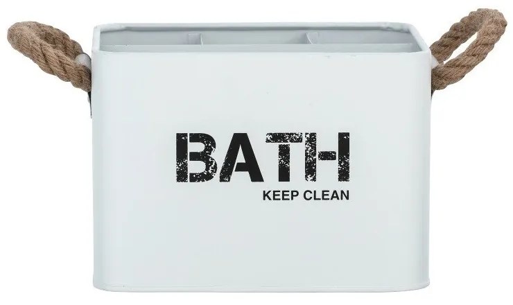 Biely kúpeľňový box Wenko Gara