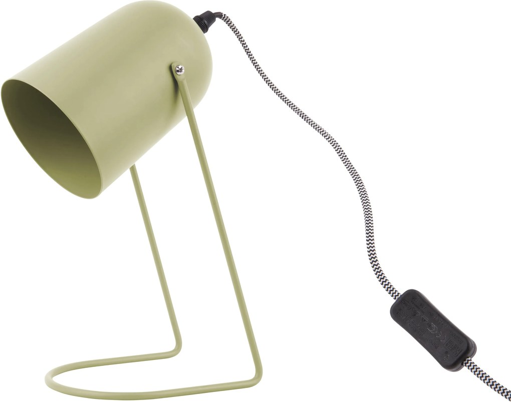 LEITMOTIV Stolná lampa Enchant zelená ∅ 18 × 30 cm