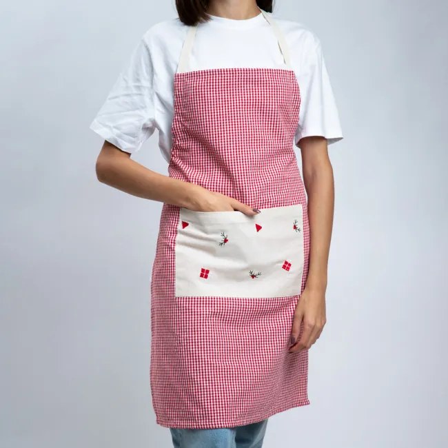 Kuchynská zástera PRESENTIA károvaná 703416