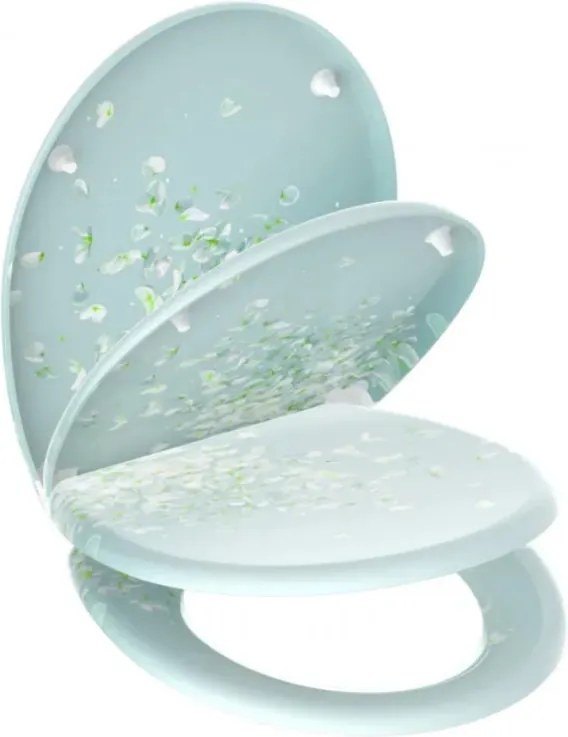 Eisl Sanitär WC sedátko Duroplast Soft Close Flower in The Wind 82381