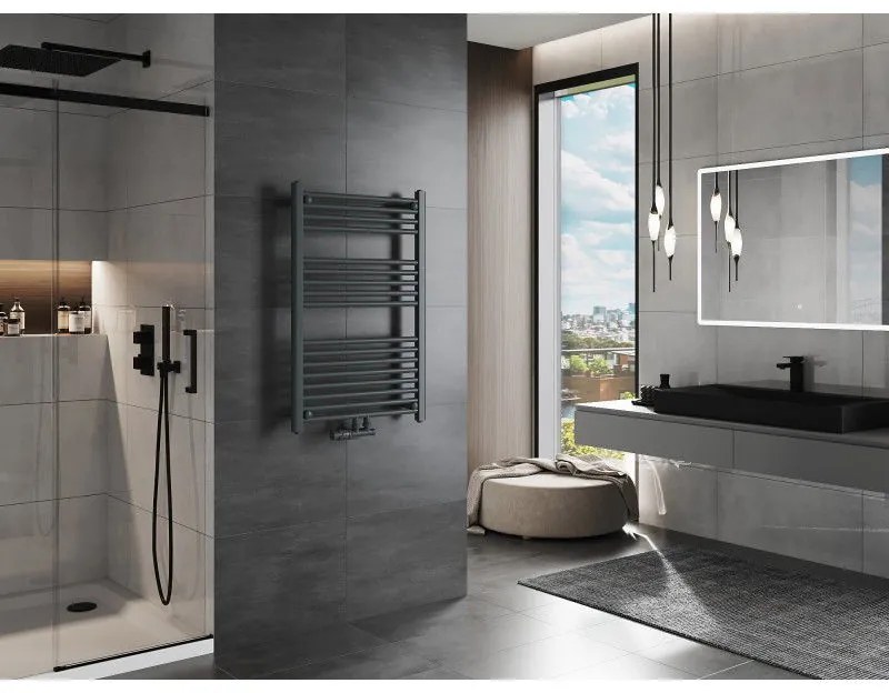 Mexen Mars, vykurovacie teleso 900x600 mm, 430 W, antracitová, W110-0900-600-00-66