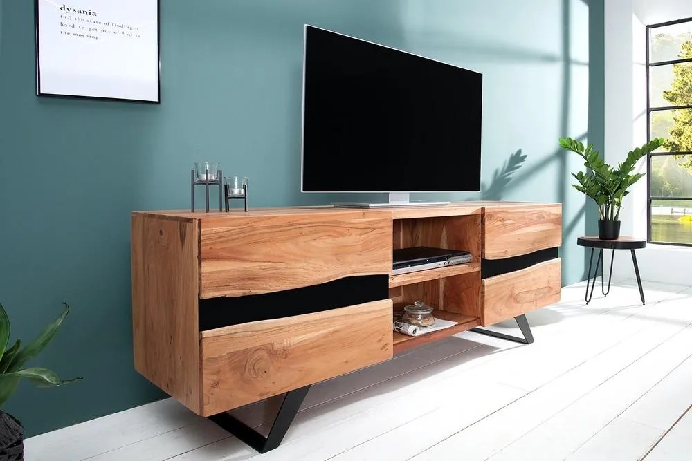 Luxusný TV stolík Argentinas z masívu