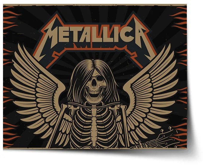 Sablio Plagát METALLICA Padlý anděl - 60x40 cm