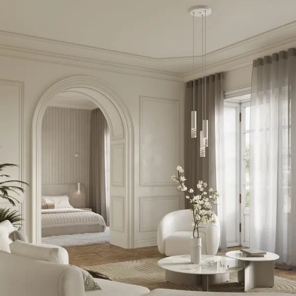 Sollux SL.1690 - Nástenná lampa LAMI 1xGU10/10W/230V biela