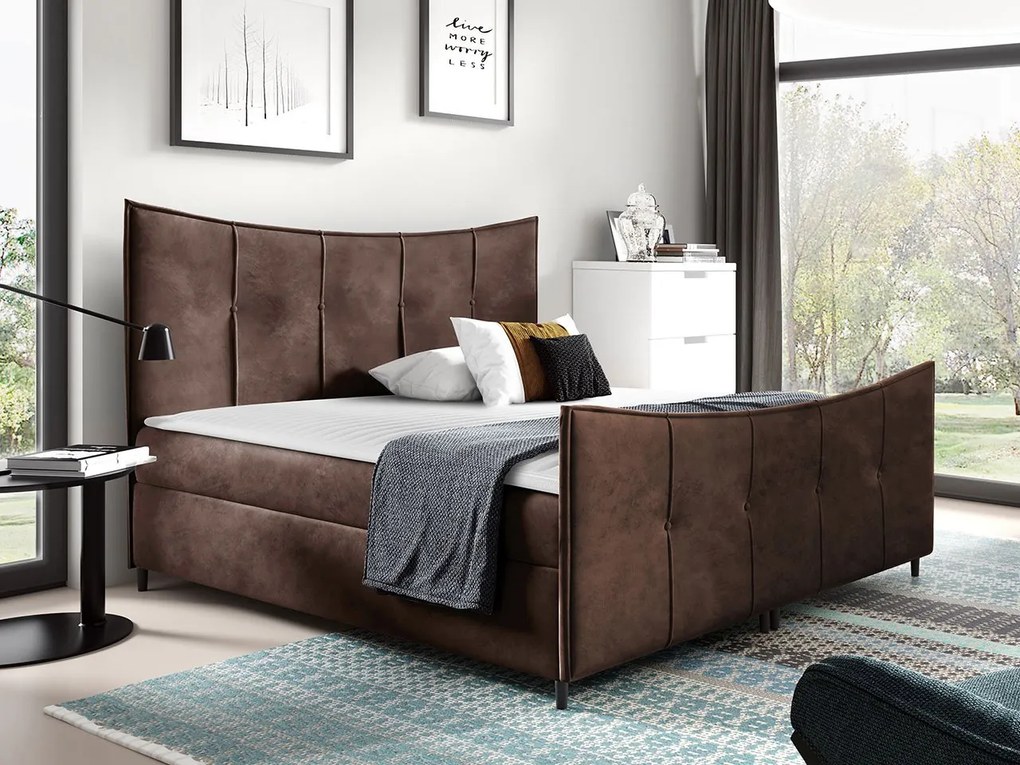 Kontinentálna posteľ Wacjo Lux, Rozmer postele: 200x200, Dostupné poťahy: Fresh 33